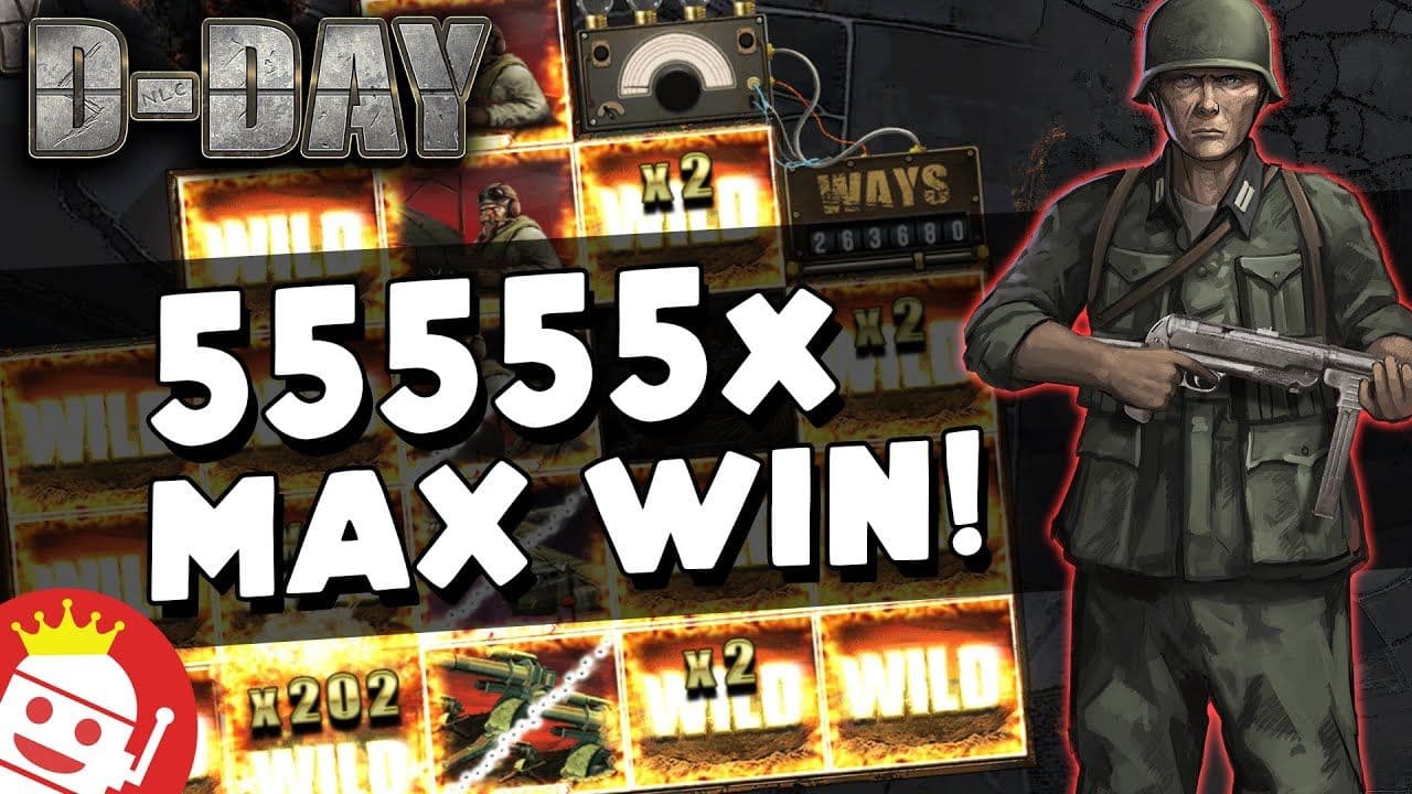 D-Day Slot - Play | 96.12% RTP, 55555 xBet MAX WIN