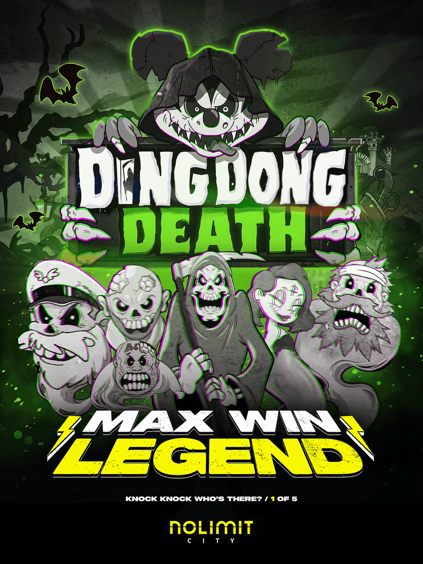 Max Win Legend Poster for Ding Dong Death