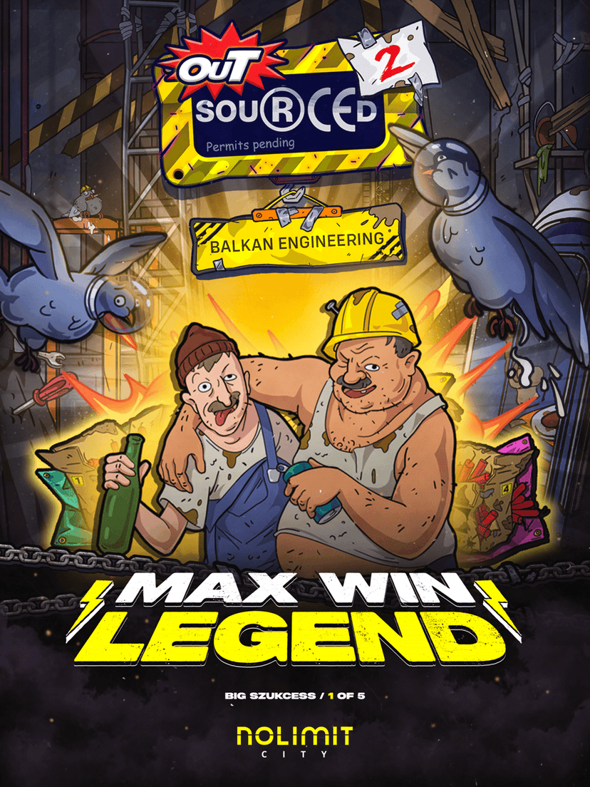 Max Win Legend Poster for Outsourced 2 - Balkan Engineering