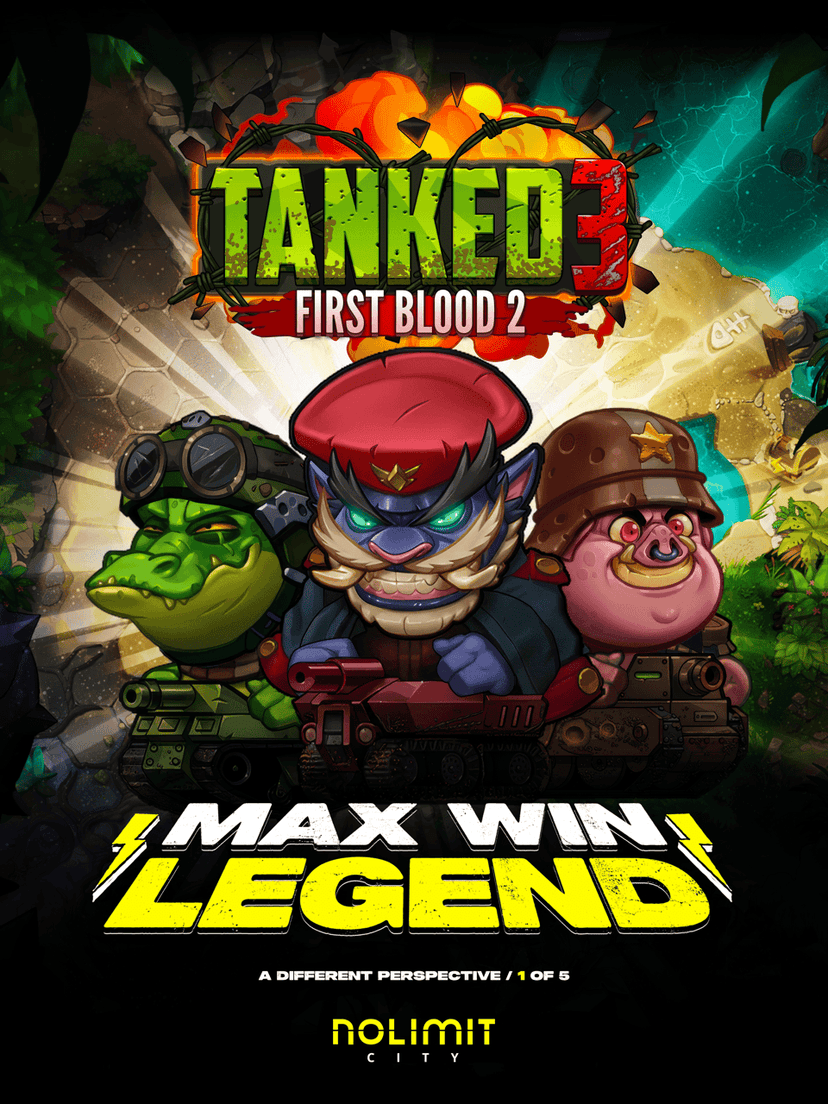 Max Win Legend Poster for Tanked 3: First Blood 2